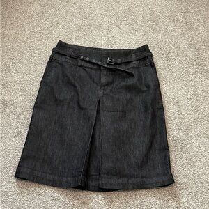 Axcess Black Pencil Skirt with Belt